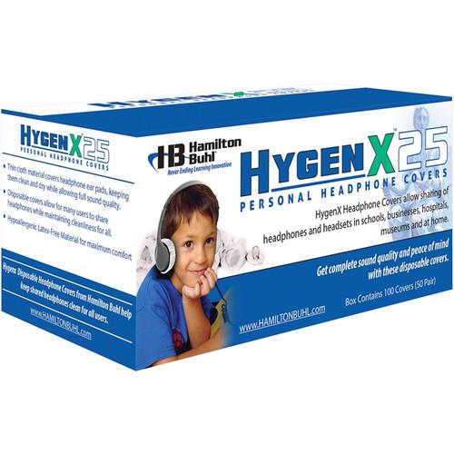 HamiltonBuhl HygenX 2.5" Disposable Sanitary Ear Cushion Covers for On-Ear Headphones and Headsets
