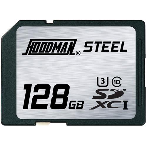 Hoodman 128GB SDXC Memory Card RAW STEEL Class 10 UHS-1