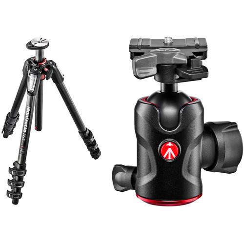 Manfrotto MT055CXPRO4 Carbon Fiber Tripod with 496RC2 Midi Ball Head