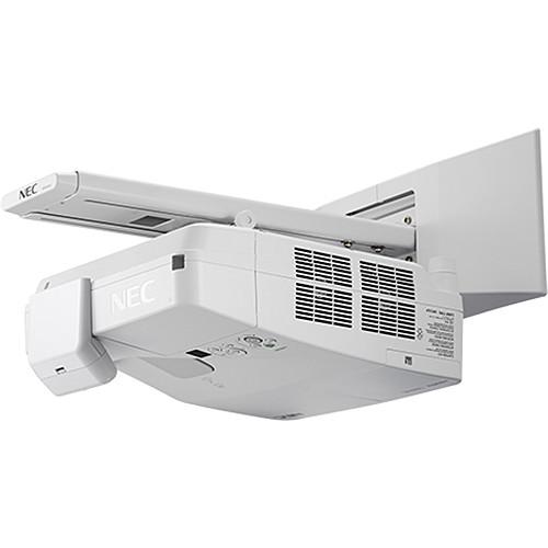 NEC 3500-Lumen Interactive Widescreen Ultra Short Throw Projector with Touch Module and Wall Mount