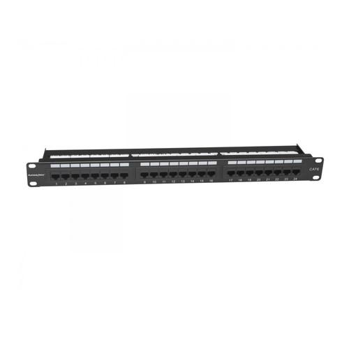 Platinum Tools 24-Port Cat6 Non-Shielded Patch Panel