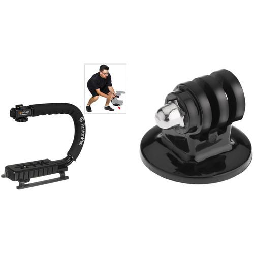 Vello ActionPan Stabilizing Action Grip Handle with GoPro Mount