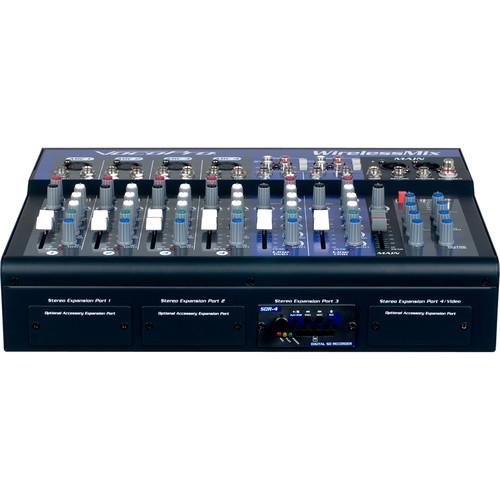 VocoPro WirelessMix-2 All-In-One Mixer w 2x Wireless Mics and SD Audio Recorder