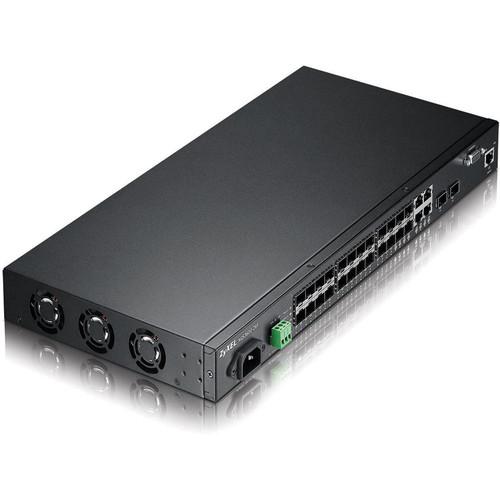 ZyXEL XGS3600 Series 24-Port GbE Layer 2 Switcher with Four GbE Combo Ports and Two 10G Fiber Ports