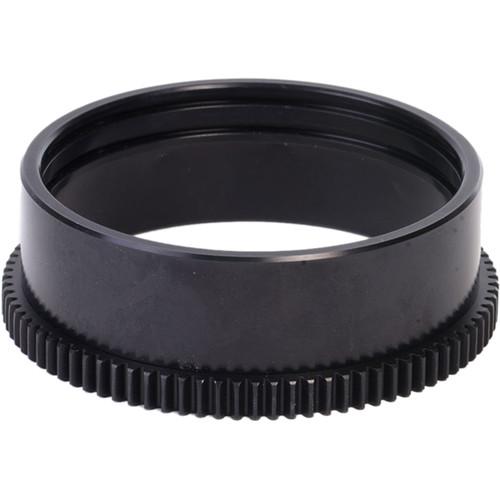 Aquatica 19010 Zoom Gear for Canon 10-18mm f 4.5-5.6 IS STM in Lens Port on Underwater Housing