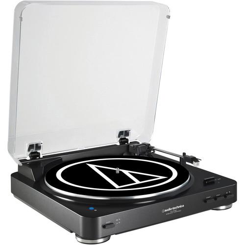 Audio-Technica Consumer AT-LP60BK-BT Turntable with Bluetooth