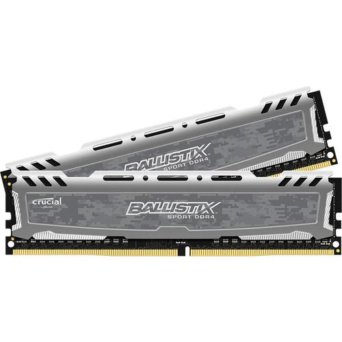 Ballistix 8GB Ballistix Sport DDR4 2400 MHz UDIMM Memory Module Kit