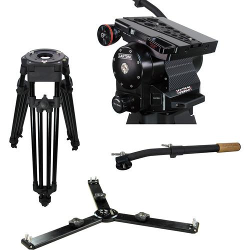 Cartoni M901 Magnum Pan Tilt System with Mid-Level Spreader