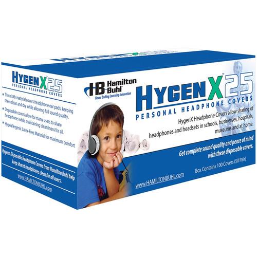 HamiltonBuhl HygenX 2.5" Disposable Sanitary Ear Cushion Covers for On-Ear Headphones and Headsets