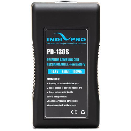 IndiPRO Tools Compact 130Wh V-Mount Li-ion Battery