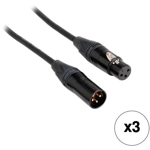 Kopul Premier Quad Pro 5000 Series XLR M to XLR F Mic Cable, 20