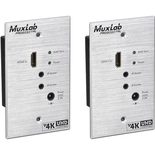 MuxLab 500451-WP-UK-TX HDMI Transmitter for UK Wall Plate