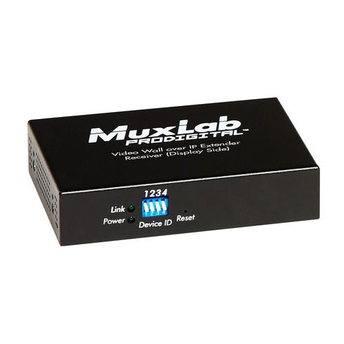 MuxLab HDMI RS232 over IP Video Wall Receiver with PoE