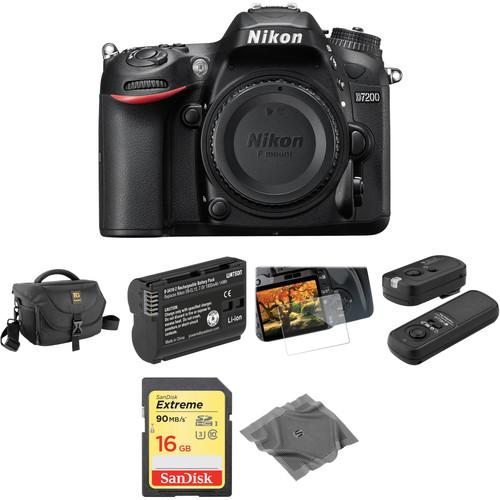 Nikon D7200 DSLR Camera Body Basic Kit