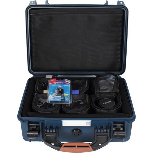Porta Brace Hard Case with Six 4" Lens Cups for DSLRs or Small Equipment and Accessories