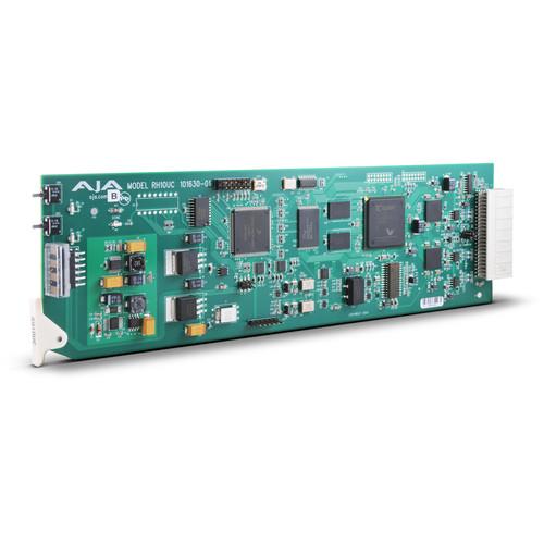 AJA RH10UC Hi-Definition Up-converter - Standard-SDI to HD-SDI Converter for FR1 & FR2 Rack Mount Frames