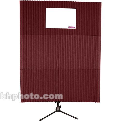 Auralex MAX-Wall 211 - Two 20" x 48" x 4 3 8" Mobile Acoustic Panels, One 20" x 48" x 4 3 8" Mobile Acoustic Panel with Window Cut-Out, One MAX-Stand and One MAX-Clamp