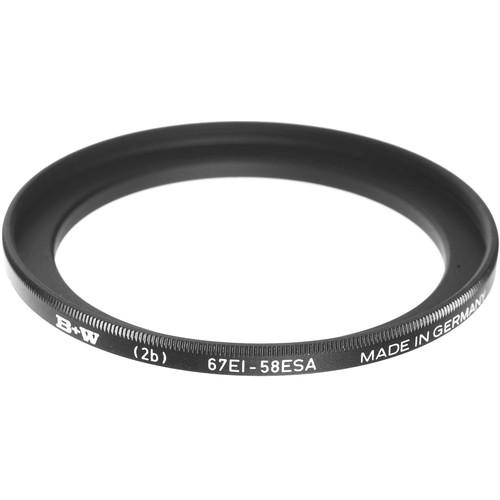 B W 58-67mm Step-Up Ring