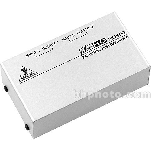 Behringer MicroHD HD400 - 2 Channel Hum Eliminator in Compact Form