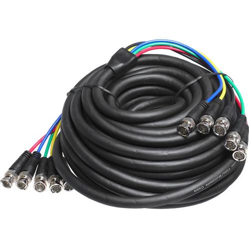 Comprehensive 5-BNC Male to 5-BNC Male Cable - 25 ft