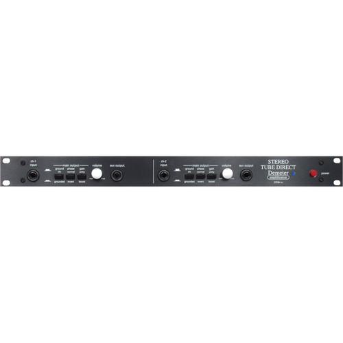 Demeter STDB-1 2 Channel Rackmountable Tube Direct Box with Variable Gain