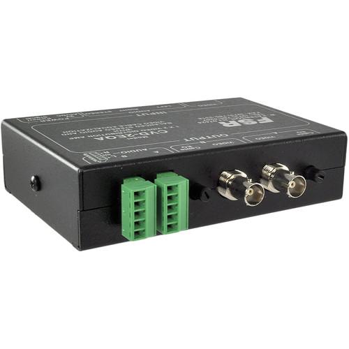FSR CVD-2EQA 1x2 Audio Video Distribution Amplifier - Composite , Balanced or Unbalance Audio Out , EQ Video