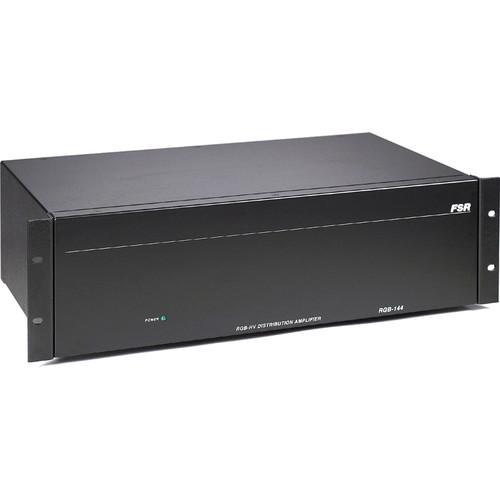 FSR RGB-144 1x4x4 RGBHV Distribution Amplifier, Bridgeable, BNC, Rackmountable