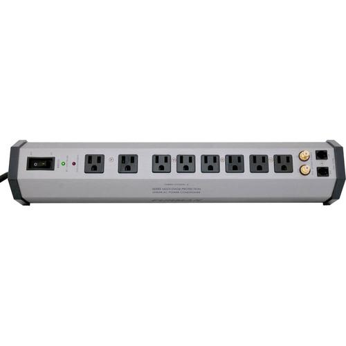 Furman PST-8 Power Station Home Theater Power Conditioner & Surge Protector - 8 Outlets, 2 Coax Pairs & Phone Line Protection, Furman, PST-8, Power, Station, Home, Theater, Power, Conditioner, &, Surge, Protector, 8, Outlets, 2, Coax, Pairs, &, Phone, Line, Protection