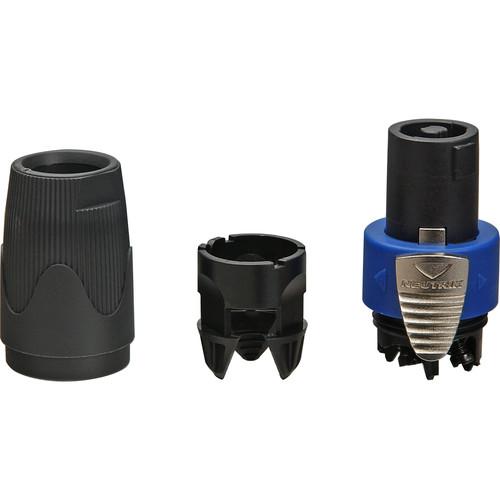 Neutrik NL4FX Locking Four-Pole High-Load Speakon Connector- Grey