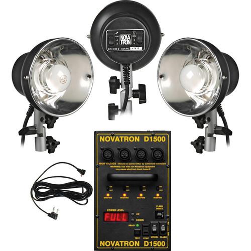 Novatron 1500 Ws 3 Light Basic Pro Kit