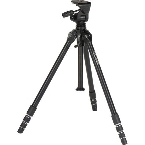 Slik Professional 4 Tripod with SH-909 3-Way, Pan-and-Tilt Head