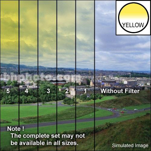 Tiffen 3 x 3" 1 Yellow Hard-Edge Graduated Filter