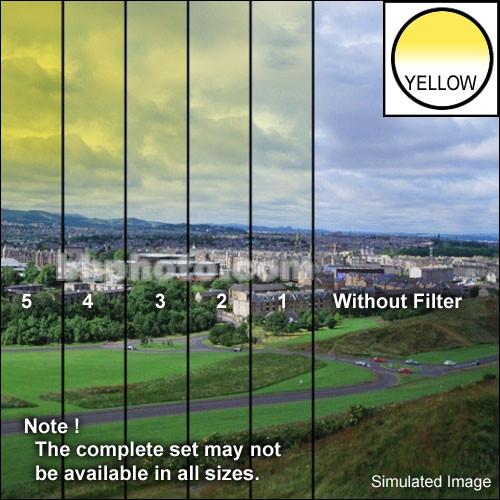 Tiffen 3 x 3" 4 Yellow Hard-Edge Graduated Filter