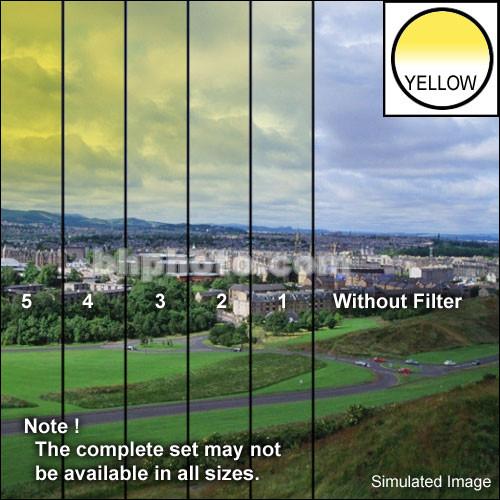 Tiffen 3 x 3" 5 Yellow Hard-Edge Graduated Filter