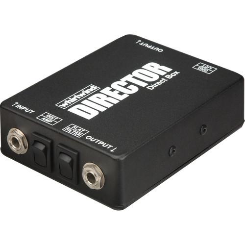 Whirlwind DIRECTOR - Studio or PA Direct Box with 30 dB Pad and High Cut Filter Switches
