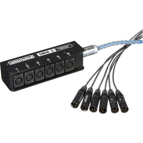 Whirlwind Medusa Mini Series 6 Channel Stagebox to Fanout Snake - 100
