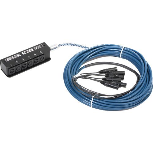 Whirlwind Medusa Mini Series 6 Channel Stagebox to Fanout Snake - 75