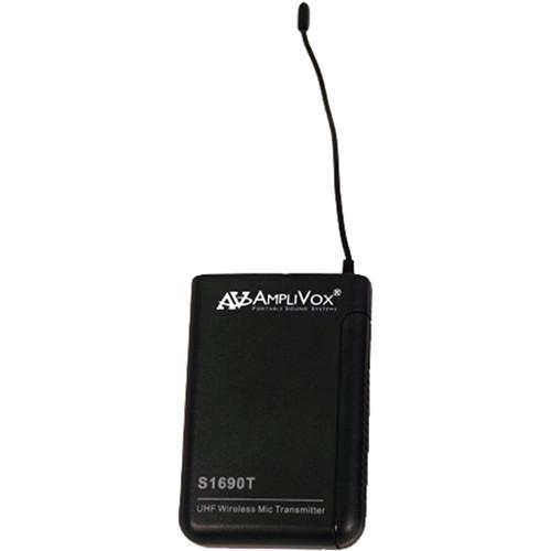AmpliVox Sound Systems Wireless 16-Channel UHF Bodypack Transmitter