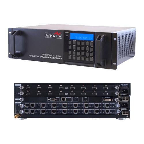 Avenview 16 x 16 HDBaseT, HDMI, DVI, and VGA Custom Modular Chassis