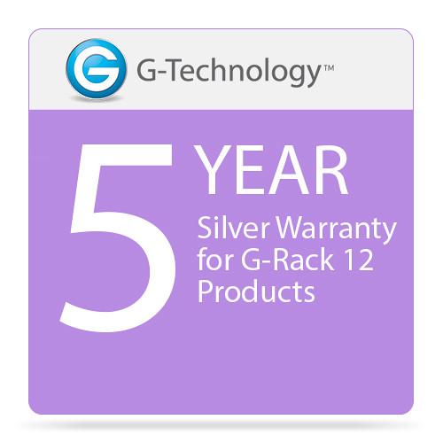G-Technology Silver 5-Year Service Warranty for G-Rack 12 Products