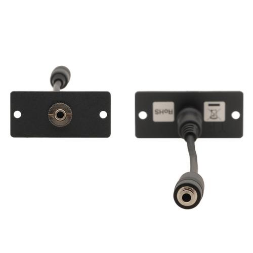 Kramer 3.5mm Female-to-Female Stereo Audio Wall Plate Insert