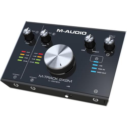 M-Audio M-Track 2X2M USB Interface with MIDI I O