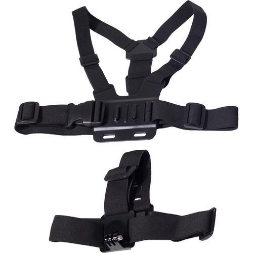 MaxxMove Chest Body Strap & Head Strap for GoPro HERO
