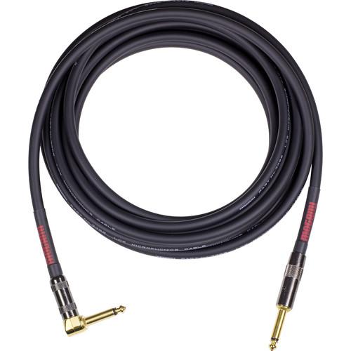 Mogami Overdrive Electric Guitar Cable with Copper Core Right-Angle to Straight Plugs
