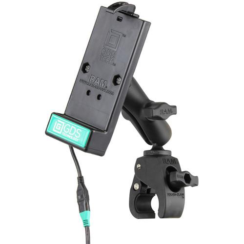RAM MOUNTS Small Tough-Claw Mount Kit with Universal GDS Phone Charging Dock for IntelliSkin Smartphone Sleeve