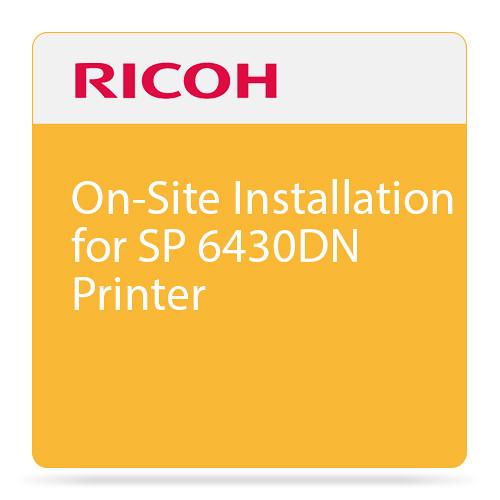 Ricoh On-Site Installation for SP 6430DN Printer