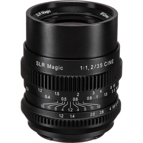 SLR Magic Cine 35mm f 1.2 FE Lens for Sony E-Mount