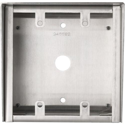 Aiphone SBX-2G Stainless Steel Surface Mount Box for 2-Gang Sub Stations