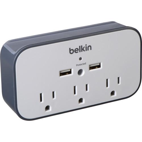 Belkin USB Wall Mount Surge Protector with Cradle