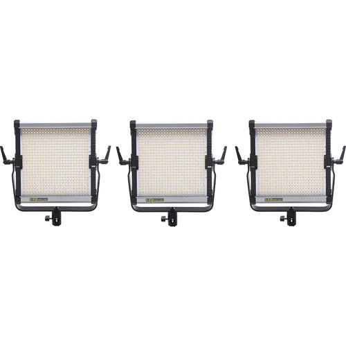 CAME-TV 576B Bi-Color LED 3 Light Kit with NP-F Mounts